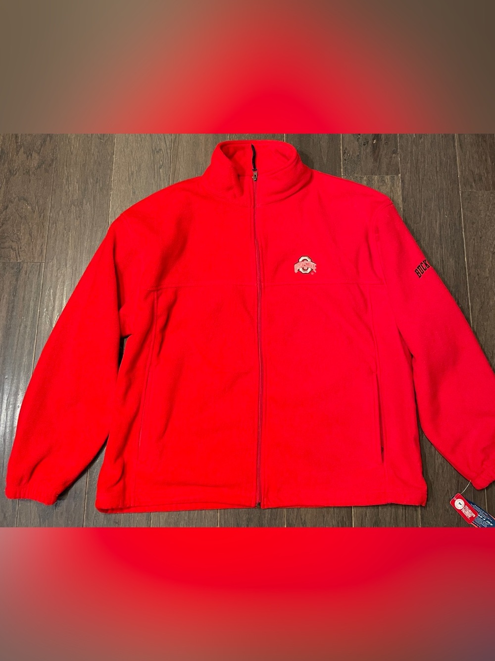 Vintage ProPlayer Ohio State Buckeyes Red Mens Fleece Jacket Xl NEW